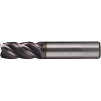 CLEVELAND CEM-V2-5R-TA High-Performance Square End Mill for Ferrous Materials, 3/8" Dia., 3" L, 5 Flutes, 3/8" Shank, Carbide - Walter Surface Technologies C80550