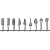CLE-LINE 1855 Double Cut Carbide Burr Set, 9 Pieces - Walter Surface Technologies C17769