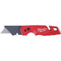 Couteau utilitaire pliant Fastback, poign&eacute;e en M&eacute;tal - Milwaukee 48-22-1501