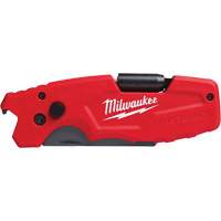FASTBACK 6-in-1 Folding Utility Knife, 8-3/4" L, 6 Functions, 1 lbs. - Milwaukee 48-22-1505