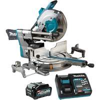 Max XGT Brushless Dual Compound Mitre Saw with AWS Kit - Makita LS003GM102