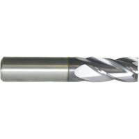 Square Nose Single End General Purpose End Mill, 1/8" Dia., 1" L, 4 Flutes, Carbide - Walter Surface Technologies C81820