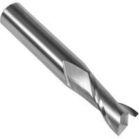 Fraise en bout carr&eacute;e 30° S108, 9/16" dia., 3-1/2" lo, 2 cannelures, 9/16" tige, Carbure - Dormer 7648540
