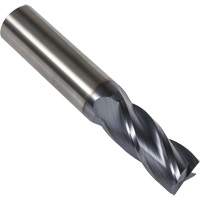 Fraise en bout carr&eacute;e 30° S234, 5/8" dia., 3-1/2" lo, 4 cannelures, 5/8" tige, Carbure - Dormer 7648765