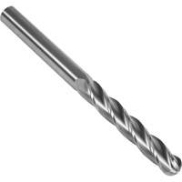 Fraise en bout sph&eacute;rique extra longue 30° S147, 1/2" dia., 6" lo, 4 cannelures, 1/2" tige, Carbure - Dormer 7648899