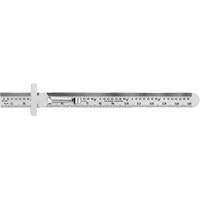 Economy Precision Flexible Ruler, 6" L, Steel - General Tools 300ME