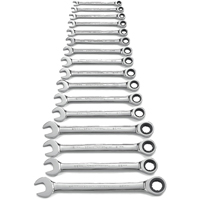 Wrench Set, Combination, 16 Pieces, Metric - Gearwrench 9416