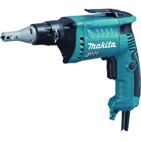 Tournevis pour placopl&acirc;tre, Mandrin 1/4", 6 A, 120 V, 0-4000 Tr/min, Mandrin Sans cl&eacute; - Makita FS4000