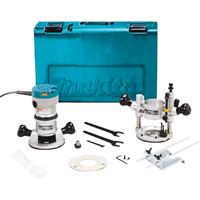 TROUSSE TOUPIE,VITESSE VARIABLE,2 1/4" CV - Makita RF1101KIT