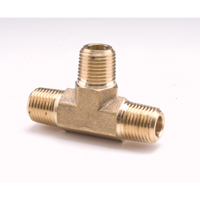 Male Pipe Tees, Brass, 1/2" - Dominion DM101-D