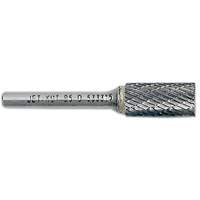 JET-KUT Cylindrical Shape Burr with End Cut, 1/4" Dia., 1/4" Shank, 5/8" Depth of Cut - JET 533311