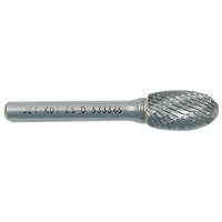 Fraise rotative de forme ovale, 1/2" dia., 1/4" Tige, 7/8" Prof. de la coupe - JET 533345