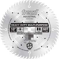 Lame de scie polyvalente &agrave; usage intensif, 10", 60 dents, Pour Bois - Freud LU82M010