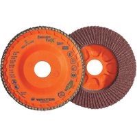 Enduro-Flex Stainless Flap Disc, 4-1/2" x 7/8", Type 27, 80 Grit, Zirconia Alumina - Walter Surface Technologies 15Q458