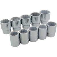 Jeu de douilles SAE, 10 Mcx, Prise de 3/4" - Gray Tools 45110