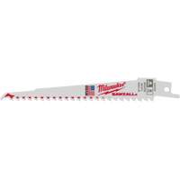 Lames de scie alternative Sawzall, Bim&eacute;tal, 5 Dents par pouce, 6" lo x 3/4" la - Milwaukee 48-01-6035