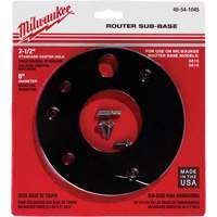 Embase de 6" avec trou central de 2-1/2" - Milwaukee 49-54-1045