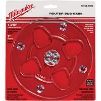 Embase transparente avec un diam&egrave;tre de 7" et un orifice central de 1-3/16" - Milwaukee 49-54-1026