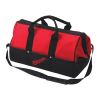 Water-Resistant Contractor Tool Bag, Polyester, 1 Pockets, Red - Milwaukee 48-55-3510