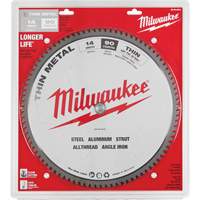 Lames de scie circulaire Endurance, 14", 90 dents, Pour M&eacute;tal - Milwaukee 48-40-4510
