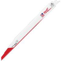 Lame de scie alternative Ax Sawzall, Bim&eacute;tal, 5 Dents par pouce, 12" lo x 1" la - Milwaukee 48-00-8027