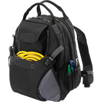44-Pocket Tool Backpack, 16" L x 13-1/4" W, Black, Polyester - Kuny's SW1134