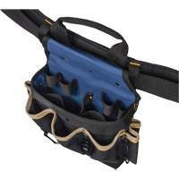 20 Pocket Tool Belt Combo, Polyester, Black - Kuny's EL1609