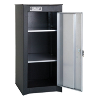 Side Rider Cabinet, 2 Drawers, 14-3/4" W x 18" D x 33-3/4" H, Black - Gray Tools 99400B