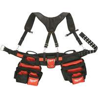 Ceinture de travail a/m&eacute;canisme de suspension pour entrepreneur, Nylon, Noir - Milwaukee 48-22-8120