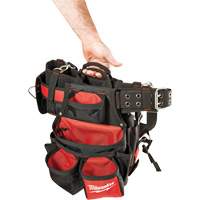 Ceinture de travail a/m&eacute;canisme de suspension pour entrepreneur, Nylon, Noir - Milwaukee 48-22-8120
