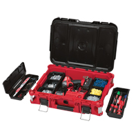 Packout Tool Box, 22" x 16" x 7", Black/Red - Milwaukee 48-22-8424