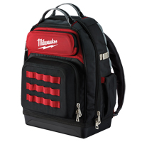 Ultimate Jobsite Backpack, 20" L x 17" W, Black, Ballistic - Milwaukee 48-22-8201