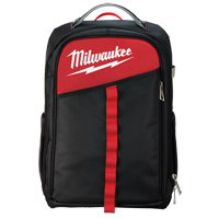 Low-Profile Backpack, 10" L x 12" W, Black, Ballistic - Milwaukee 48-22-8202
