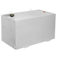 Steel Fuel Transfer Tank, Steel, 100 Gal. Capacity, White - Jobox By Crescent 484000