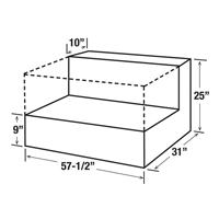 Aluminum Fuel Transfer, Aluminum, 100 Gal. Capacity, Silver - Jobox By Crescent 437000