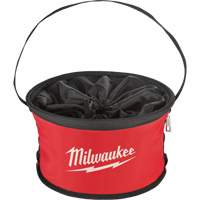 Parachute Organizer Bag, 11-4/5" L x 11-4/5" W x 11" H, Nylon, Black/Red - Milwaukee 48-22-8170