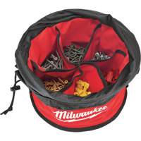 Parachute Organizer Bag, 11-4/5" L x 11-4/5" W x 11" H, Nylon, Black/Red - Milwaukee 48-22-8170