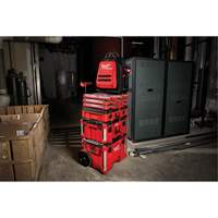 Packout Backpack, 15-3/4" L x 11-4/5" W, Black/Red, Ballistic - Milwaukee 48-22-8301