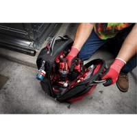 Packout Backpack, 15-3/4" L x 11-4/5" W, Black/Red, Ballistic - Milwaukee 48-22-8301