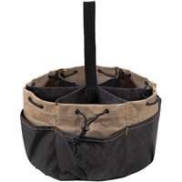 Sac &agrave; outils BUCKETBAG, Polyester, 18 pochettes, Noir - Kuny's SW-1148