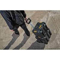 Coffre de rangement profond portatif TSTAK, 20-1/8" x 17" x 39", Noir - DEWALT DWST17820