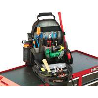 Arsenal&reg; 5843 Tool Backpack, 13-1/2" L x 8-1/2" W, Black, Polyester - Ergodyne 13743