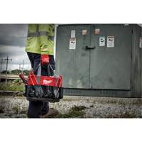 Sac ovale utilitaire, Nylon balistique, 24 pochettes, Noir/Rouge - Milwaukee 48-22-8275