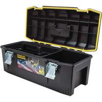 FatMax&reg; Structural Foam Tool Box, 28" W x 12-1/2" D x 11" H, Black/Yellow - Stanley Tools 028001L