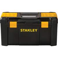 Coffre &agrave; outils avec plateau Essential, 19" la x 9-7/8" p x 9-3/4" h, Noir/Jaune - Stanley Tools STST19331