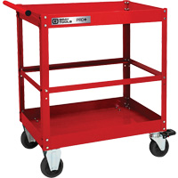 Chariot utilitaire robuste s&eacute;rie PRO+, 2 tiers, 30-1/5" x 38-1/3" x 19-1/2" - Gray Tools 93513