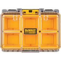 ToughSystem&reg; 2.0 Deep Compact Organizer, 14-1/2" x 10-1/2" x 5-1/5", Yellow - DEWALT DWST08020
