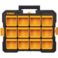 Flip-Bin Organizer, 3-7/8" W x 17-3/4" D x 13-7/8" H, Black/Yellow - DEWALT DWST14121