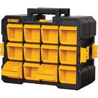 Flip-Bin Organizer, 3-7/8" W x 17-3/4" D x 13-7/8" H, Black/Yellow - DEWALT DWST14121