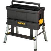 Storage Step Stool, 11-3/5" W x 25-1/5" D x 11-1/3" H, Black - DEWALT DWST25090